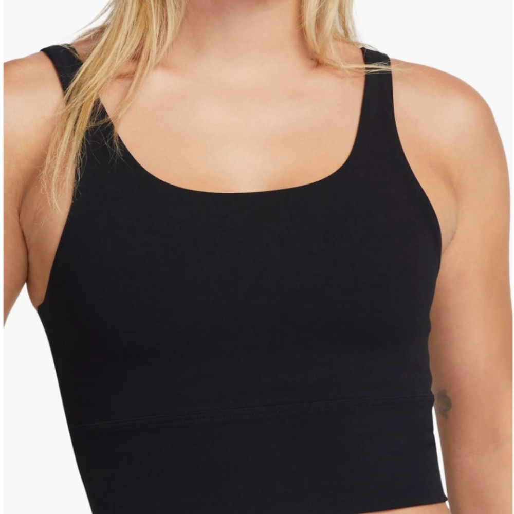Nike Women's Alate Solo Dri-FIT Longline Sports Bra Black Small